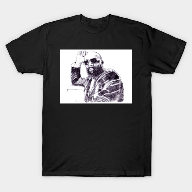 Isaac Hayes T-Shirt by Keithhenrybrown